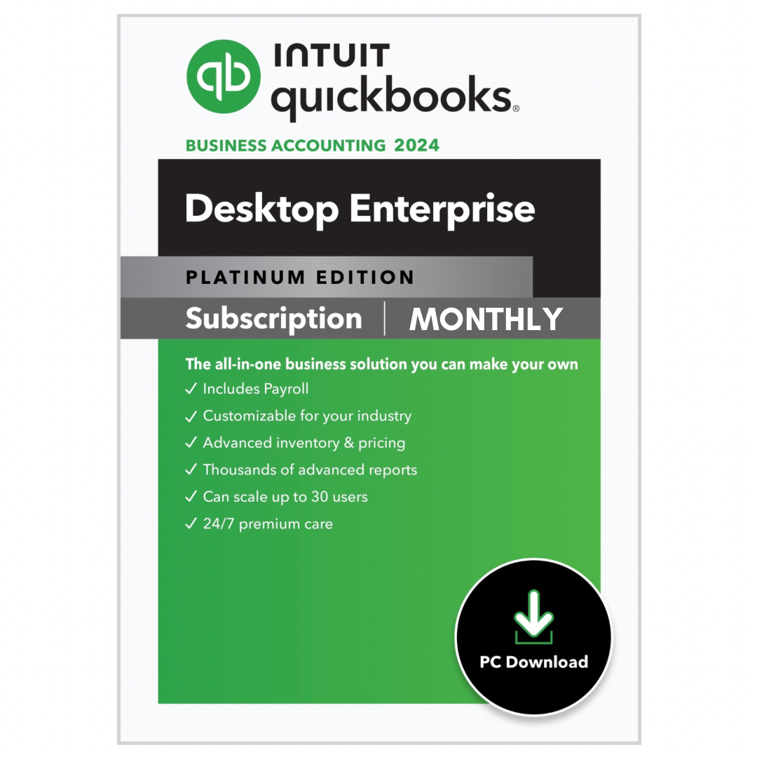 QuickBooks Enterprise 2025 Platinum - (Monthly)
