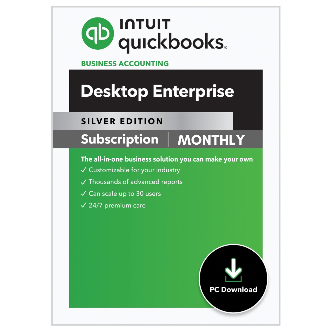 QuickBooks Enterprise 2024 Silver- (Monthly)