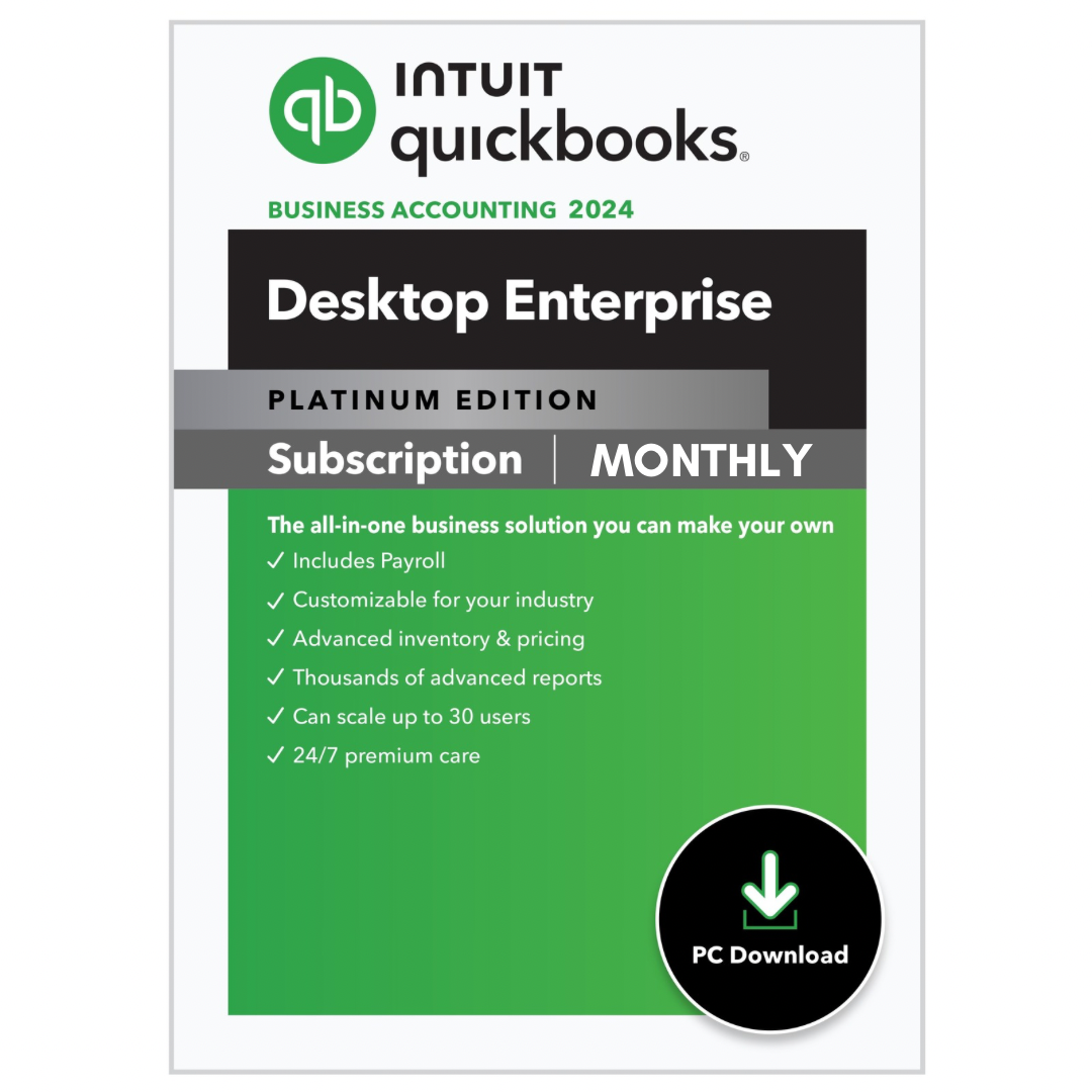 QuickBooks Enterprise 2024 Platinum - (Monthly)