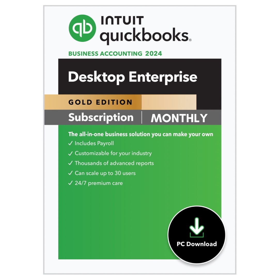 QuickBooks Enterprise 2024 Gold- (Monthly)