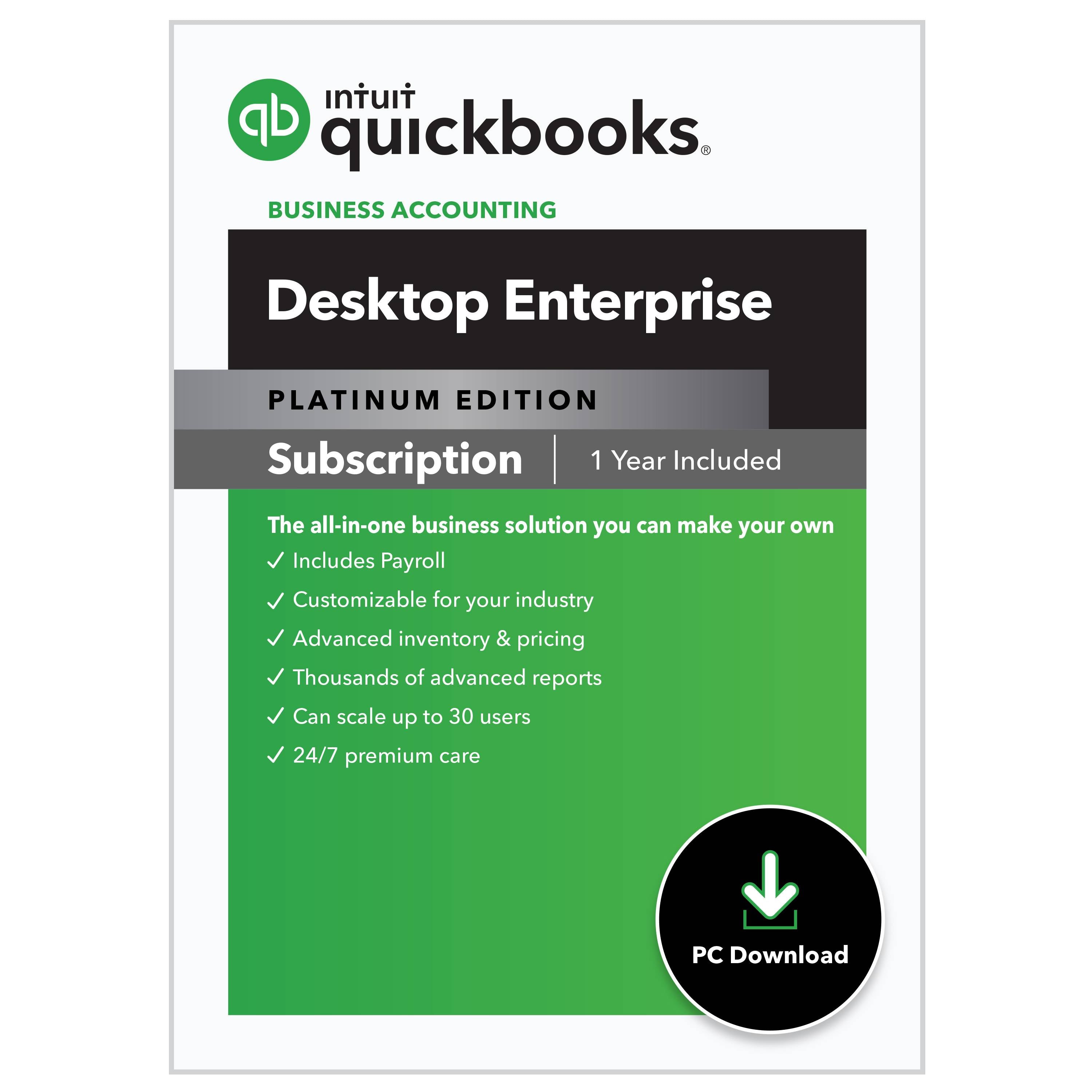 QuickBooks Enterprise 2024 Platinum - (Annually)